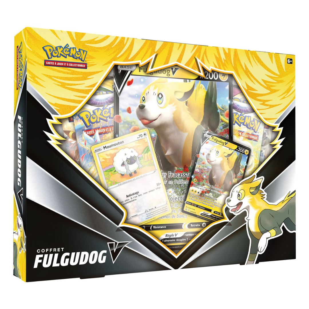 coffret pokemon fulgudog evolution celeste voltage eclatant français