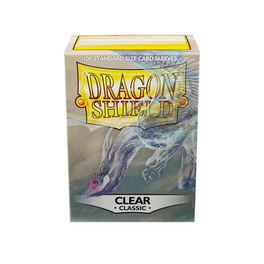 sleeves pour cartes pokemon dragon shield clear classic