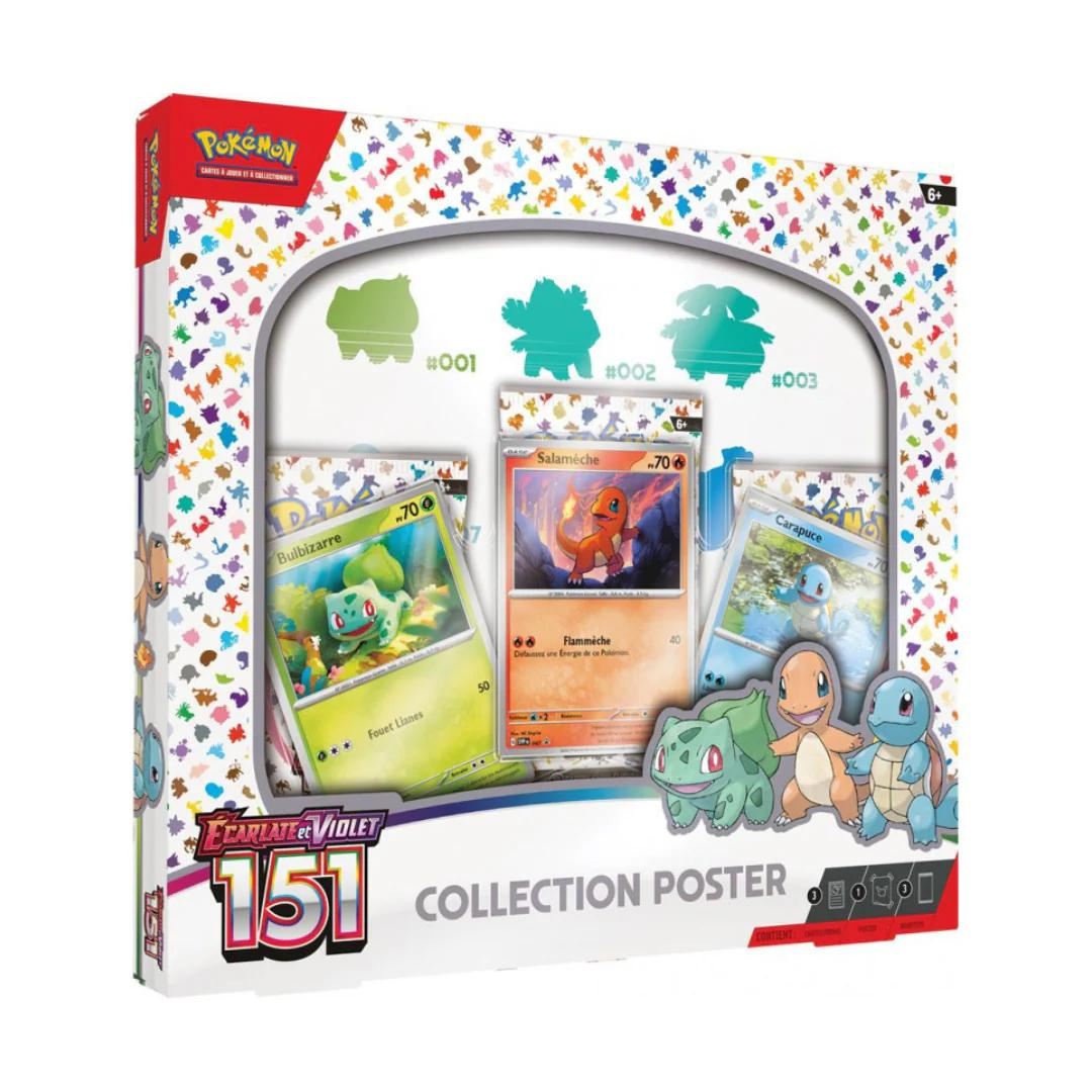 coffret poster pokémon 151 en français