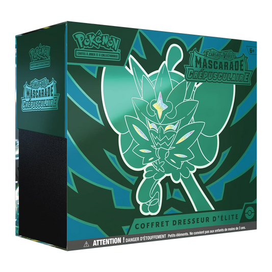 etb coffret dresseur d'elite pokemon mascarade crepusculaire en français